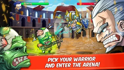 لعبة Tiny Gladiators للأندرويد، لعبة Tiny Gladiators مدفوعة للأندرويد