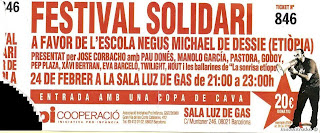 entrada de concierto del festival solidari