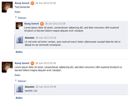 komentar blogger seperti facebook