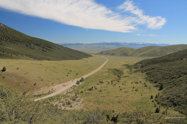 Borah Peak Idaho geology earthquake fault scarp travel trail hiking climbing copyright RocDocTravel.com