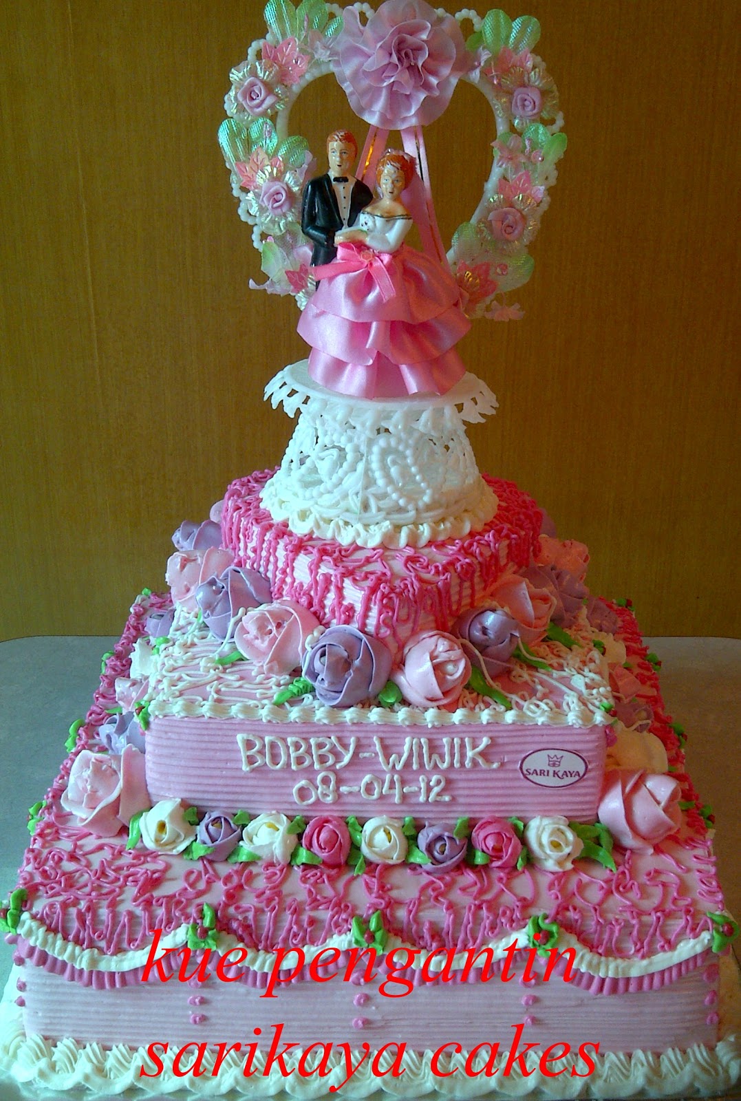 Sarikaya cakes: KUE PENGANTIN STACK BY SARIKAYA CAKES