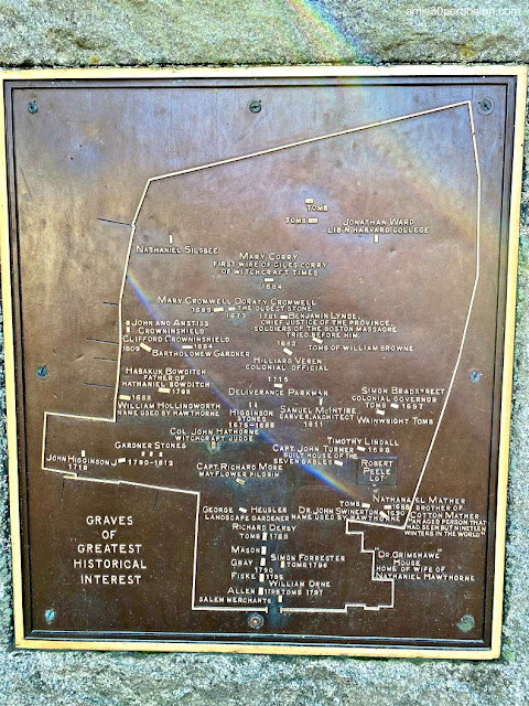 Mapa en el Old Burying Point Cemetery, Salem