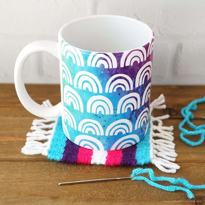 Yarn Mug Rug Coaster