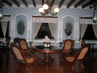 Living Room area at Villa Angela, Vigan