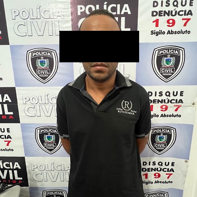 POLÍCIA CIVIL PRENDE EM FLAGRANTE ACUSADO DE TENTATIVA DE FEMINICÍDIO EM ARARA