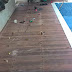 Memasang Decking Kayu di Bali