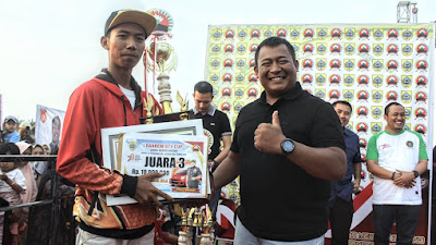   Dandim Pemalang Dampingi Danrem 071 Wijayakusuma Saksikan Perlombaan Merpati Kolong