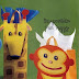 Manualidades bolsas para regalo jirafa y mono