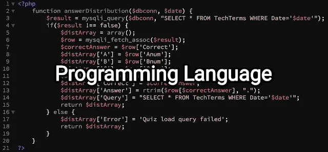Computer Programming Language-Types &Example