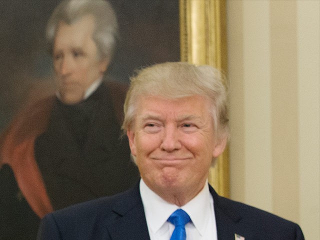 Donald Trump Andrew Jackson Jan 2017 Oval Office Getty 640x480