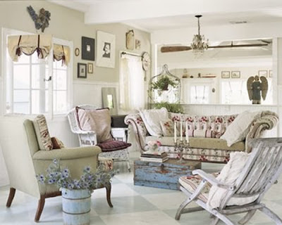 Family Room Cottage Style