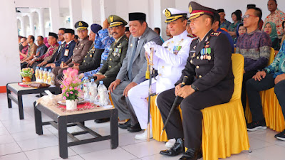 HUT ke-77 Bhayangkara, Kapolres Tual Menjadi Inspektur Upacara Hari Bhayangkara