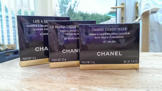 3 Chanel boxed products (makeup) purchased from their Autumn 2013 collection
