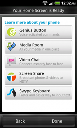 myTouch 4G Screen