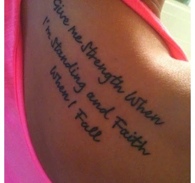 Give Me Strength Quotes Tattoos. QuotesGram Give Me Strength Quo