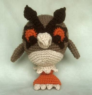 PATRON GRATIS HOOTHOOT | POKEMON AMIGURUMI 31