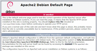 Halaman Default Apache