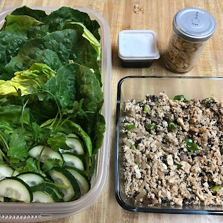 Tofu Mushroom Lettuce Wraps