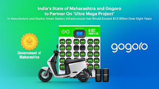 Gogoro & Maharashtra Govt. Made an MoU to Set Up Smart Battery Ecosystem
