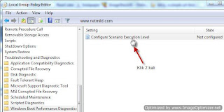 gpedit Optimized Memperbaiki start up Windows lambat dengan Windows Boot Performance Diagnostics