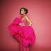  #TarajiPHenson slays pussy pink power in Atelier Zuhra for Creative Arts Emmys.