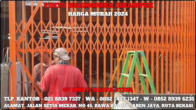 GAMBAR, DAFTAR, HARGA, PINTU HARMONIKA, PINTU BESI LIPAT TANPA DAUN, PER METER, MURAH, CIKAMPEK, TERBARU, 2024