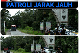 PATROLI JARAK JAUH PERSONIL SAT SAMAPTA POLRES DAIRI KE WILAYAH DAERAH TERPENCIL