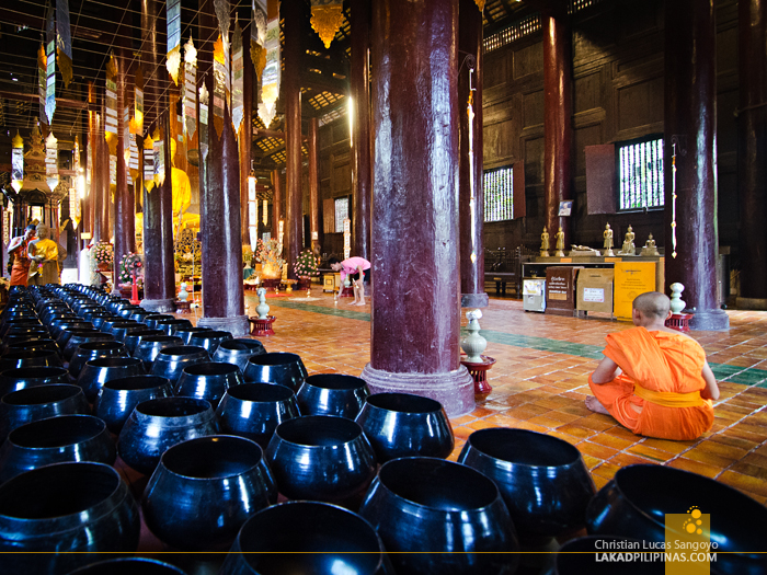 Wat Phan Tao Interior at Wat Chedi Luang Chiang Mai