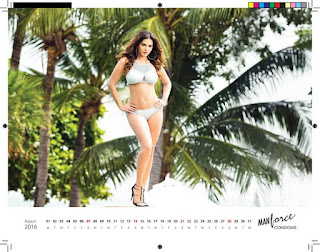 Sunny Leone manforce condoms Calender Sexy HQ Pics Wallpapers