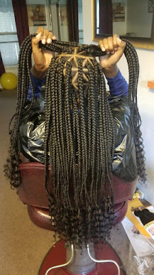 37 Unique Triangle Box Braids Hairstyles 2019 Funky For Black Women