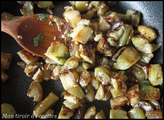 aubergine poelée