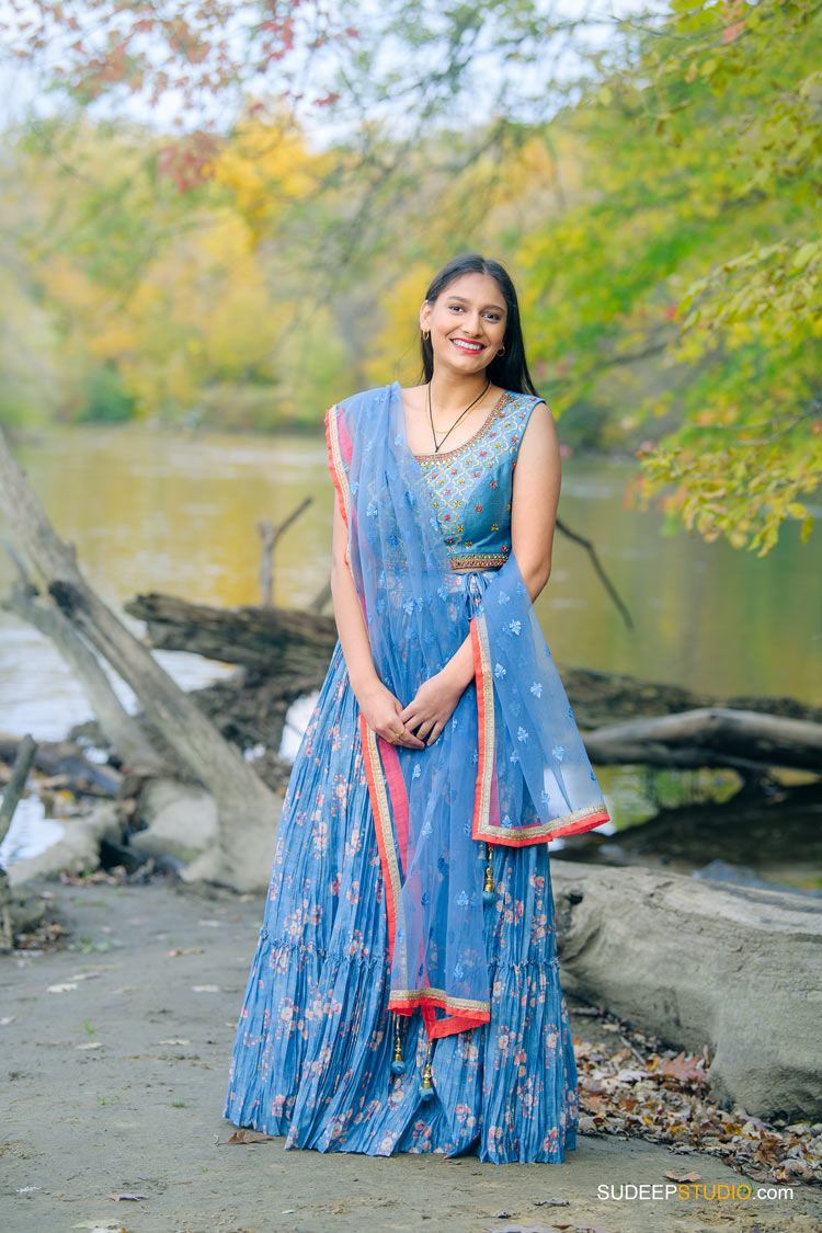 Senior Pictures for Indian Girls in Skyline High School by SudeepStudio.com Ann Arbor Senior Portrait Photographer