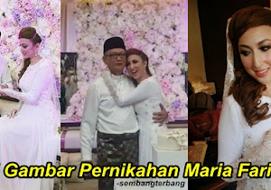15 Gambar Sekitar Pernikahan Maria Farida