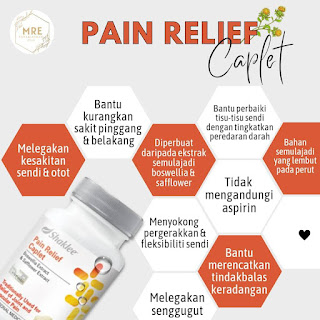 Pain Relief Caplet Shaklee Dengan Ekstrak Boswellia Kembali