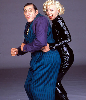 Al pacino as big Boy Caprice in Dick Tracy, with Madonna