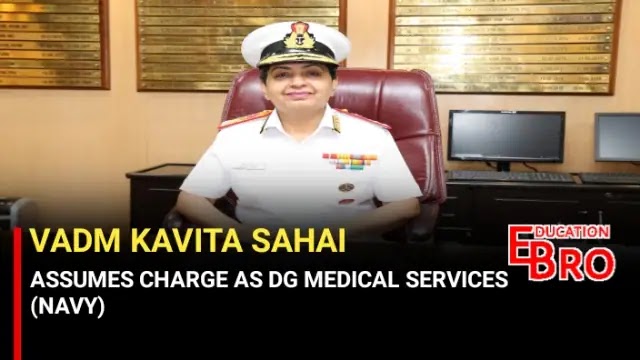 Surgeon VAdm Kavita Sahai assumes charge as DG Medical Services (Navy)