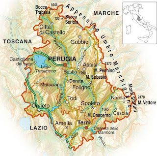 Umbria map