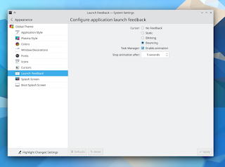 System Settings in KDE