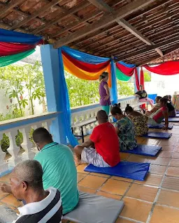 foto: CAPS retornou as atividades com os pacientes intensivos