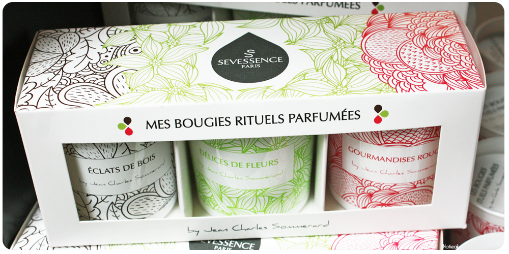 coffret bougies Sevessence de la collection Fine Home Fragrance