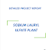 Project Report on Sodium Lauryl Sulfate Plant