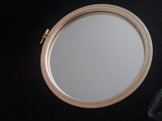 cercle à broder miroir