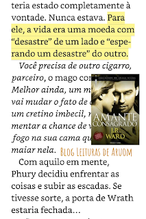 Imagem frases dos livros amante consagrado um