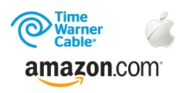 twc apple amazon logos