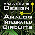 Télécharger Analysis and Design of Analog Integrated Circuits PDF par Hurst Paul J.