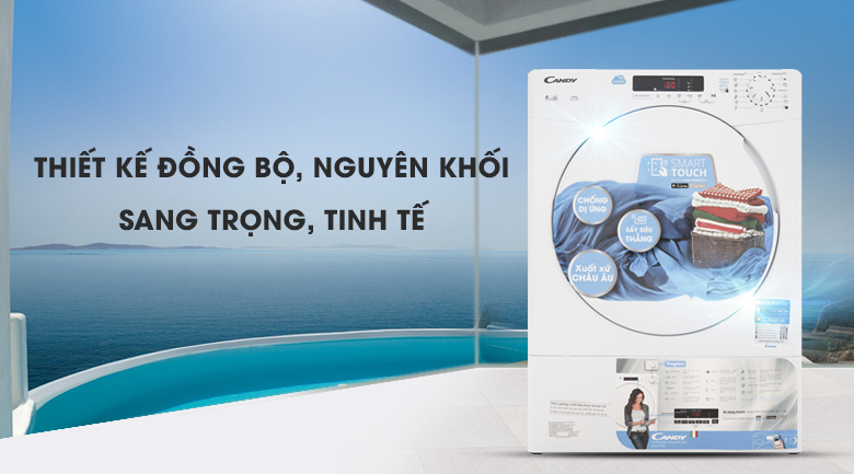 Máy sấy thông hơi Candy 9 Kg CSE V9DF-S