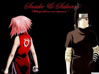 Sakura and Sasuke Wallpaper