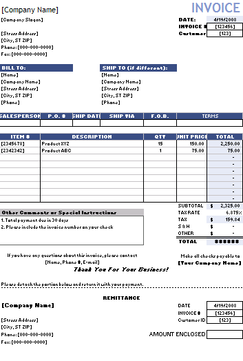 freelance invoice template. ||Printable auto body invoice