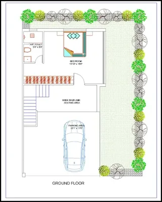 GF: House floor plan design