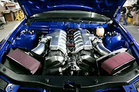 Ford Mustang with Aston Martin V12 Vanquish Engine: Video 